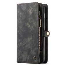 Detachable Magnetic Leather Phone Case & Wallet for Samsung S10+ - Black
