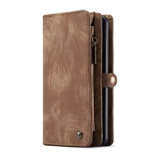 Detachble Magnetic Leather Phone Case & Wallet for Huawei Mate 20 - Brown
