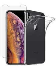Digitronics Tempered Glass & Protective Clear Case for iPhone XS/X