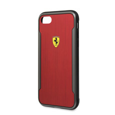 Ferrari - Sf Printed Carbon Effect for iPhone 8 - Red