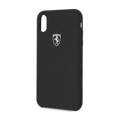 Ferrari - Sf Silicone Off Track Case for iPhone XR - Black