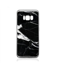 Hey Casey! Slim Fit Gel Case for Samsung S8 Plus - Black Ice Marble