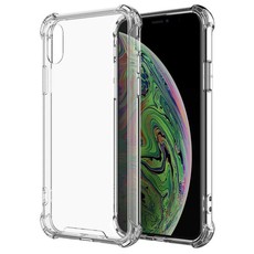 iPhone X Clear Shockproof Bumper Case