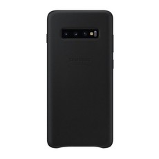 Leather Cover for Samsung Galaxy S10 + Black