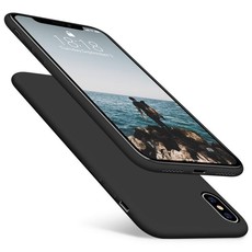 Meraki Protect - Black Liquid Silicone Case for iPhone XS Max