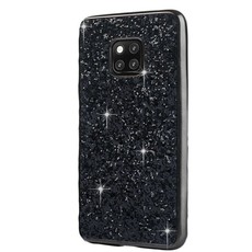 Powder Glitter Cover For Huawei Mate 20 Pro Black