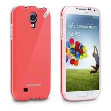 Pure Gear Samsung S4 Slim Shell - Red/Pink