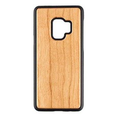 Real Wood Protective Cover for Samsung S9 - Cherry