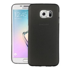 Samsung Galaxy S6 Edge Plus Frosted TPU Anti Slip Cover - Black