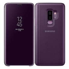 Samsung Galaxy S9+ Clear View Stand Cover Case - Violet