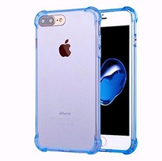 Shock Absorbing TPU Cover for iPhone 8 Plus - Light Blue