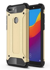 Shockproof Armor Case for Huawei Y7 2018 - Gold