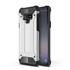 Shockproof Armor Case for Samsung Galaxy Note 9 - Silver