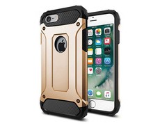 Shockproof Armor Hard Protective Case For Iphone 7 Plus - Gold