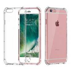 Silver Star Shockproof Slim Fit Protective Case Transparent iPhone 6 & 6s