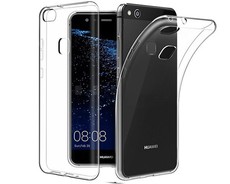 Slim Fit Protective Case with Transparent Soft Back for Huawei P10 Lite