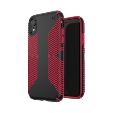 Speck Presidio Grip Case for Apple iPhone XR - Black/Red