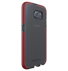 Tech21 Evo Check Samsung Galaxy S6 Cover - Smokey & Red