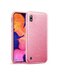 Tekron Glitter Sparkle Bling Protective Case For Samsung Galaxy A10 - Pink