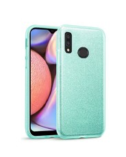 Tekron Glitter Sparkle Protective Case for Samsung Galaxy A10s - Green