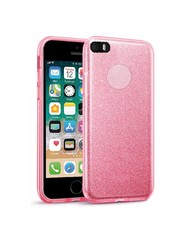 Tekron Protective Glitter Sparkle Bling Case for iPhone 5S / 5 / SE - Pink