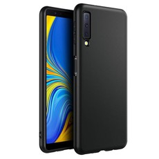 Tekron Slimfit Protective Matte Case for Samsung Galaxy A7 (2018) - Black