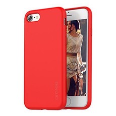 TPU Frosted Gel Case for iPhone 7 - Watermelon Red