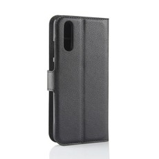 Tuff-Luv Flip Leather Case For Huawei P20 - Black