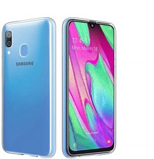 TUFF-LUV Silicone Gel Case for Samsung Galaxy A30S - Clear