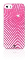 White Diamond Heartbeat Cover Apple iPhone 5 & 5S-Pink