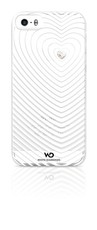 White Diamond Heartbeat Cover Apple iPhone 5 & 5S-White