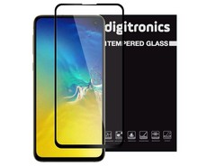 Digitronics Full Coverage Tempered Glass for Samsung Galaxy S10e - Black