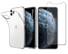 Digitronics Tempered Glass & Protective Clear Case For iPhone 11 Pro
