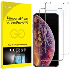 JETech Screen Protector for Apple iPhone 11 Pro, iPhone X / XS 2-Pack