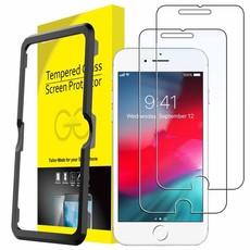JETech Screen Protector for iPhone 6/6s/7/8 Plus, Installation Tool, 2-Pack