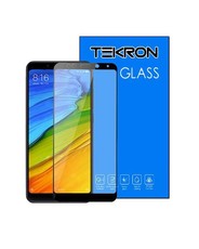 Tekron Full Cover 5D Tempered Glass Screen for Xiaomi Redmi 5 Plus - Black