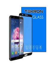 Tekron Full Coverage 5D Tempered Glass Screen for Huawei P Smart - Black