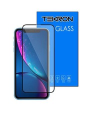 Tekron Full Coverage 5D Tempered Glass Screen Protector for iPhone XR