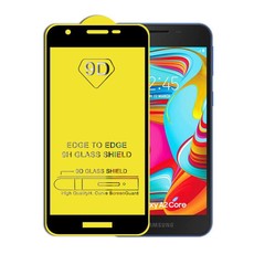 Tempered Glass for Samsung A2 Core - Black
