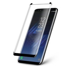 Tempered Glass for Samsung S8 - Black