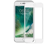 Tempered Glass Screen Protector for iPhone 7 White Full Coverage - 2.5D Radian