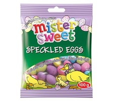 Bulk Pack 12x Mister Sweet Speckled Eggs 100g