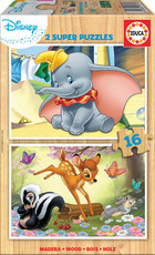 Educa Disney Animals Dumbo & Bambi (2x16 Piece)