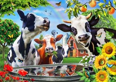 RGS Group Cow's Paradise 500 Piece Jigsaw Puzzle