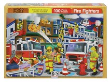 RGS Group Fire Fighters Wooden Puzzle - 100 Piece