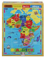 RGS Group Map Of Africa Wooden Puzzle - 36 Piece (A4)