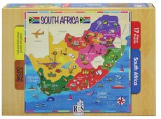 RGS Group Map Of South Africa Wooden Puzzle - 17 Piece