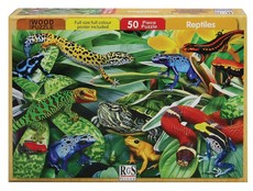 RGS Group Reptiles Wooden Puzzle 50 Piece A4