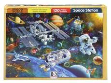 RGS Group Space Station Wooden Puzzle - 120 Piece