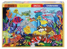 RGS Group Underwater Wooden Puzzle -24 Piece (A4)